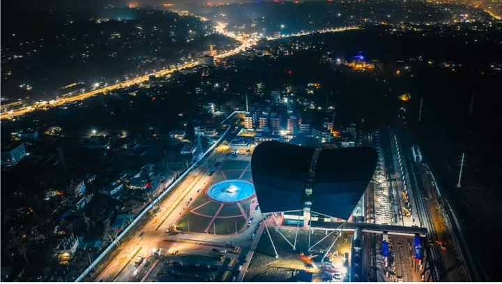কক্সবাজার শহরের রাতের দৃশ্য (Night View of Cox's Bazar)